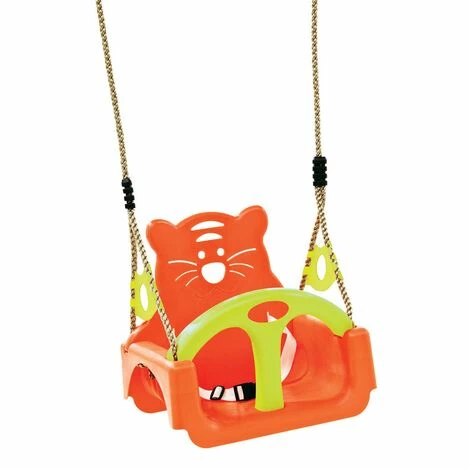 SOULET Balançoire Bébé Trix Orange Et Vert, 390 X 300 X 385 Mm – Image 4