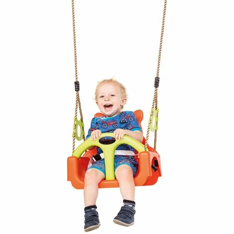 SOULET Balançoire Bébé Trix Orange Et Vert, 390 X 300 X 385 Mm – Image 5