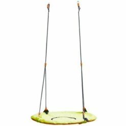 SOULET Balançoire Nid D'oiseau Rond Vert Et Orange 100 X 100 X 180 Cm