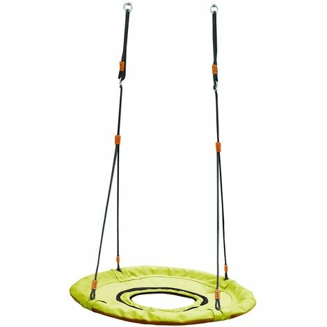SOULET Balançoire Nid D'oiseau Rond 100 Cm Avec Trou Donuts Panier Enfant – Image 5