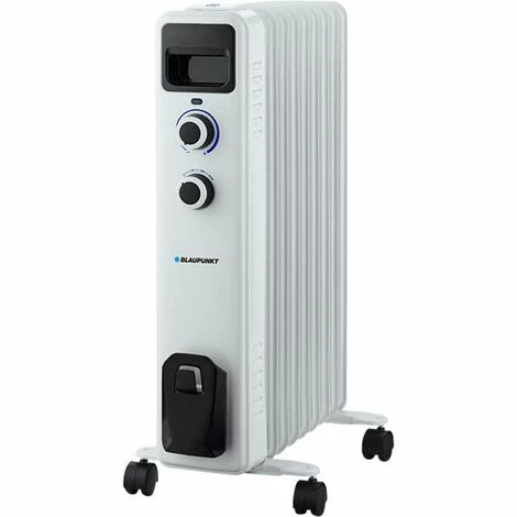 Blaupunkt HOR401 Radiateur à Bain Dhuile Blaupunkt 18 M² 2000 W Blanc, Noir