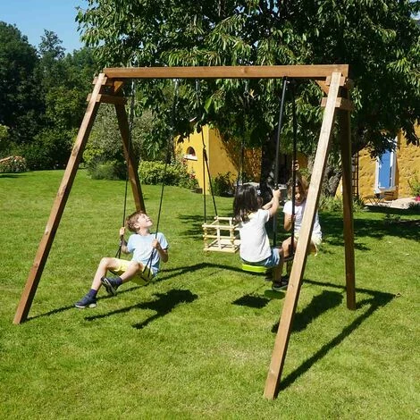 SOULET Balançoire Objectif Nature 3 Agrès Pierre – Image 2