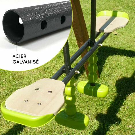 SOULET Balançoire Objectif Nature 3 Agrès Pierre – Image 4