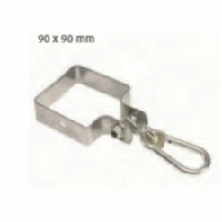 SOULET Lot De Deux Crochets Avec Mousqueton Pour Suspension D'agrès Autour De La Poutre Carrée - Pièces Détachées