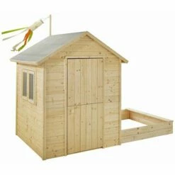 SOULET Cabane En Bois Avec Bac à Sable Pour Enfants – Elisabeth