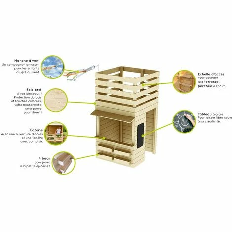 SOULET Cabane En Bois épicerie Pour Enfants - Shopping – Image 5