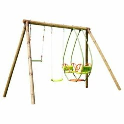 Soulet Portique MILO En Bois Traité - 3 Agrès - H. 220cm