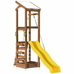 Soulet Aire De Jeu PALAOS - Toboggan, Mur D'escalade Et Corde à Grimper