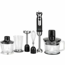 BLAUPUNKT Blaupunkt HBD801BK Mixeur Plongeant, 1000 W, Noir, Transparent (HBD801BK)