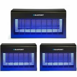 BLAUPUNKT PACK BLAUPUNK 1x Destructeur D'insectes 28W 250m2 + 2x Destructeurs D'insectes 20W 150m2 - Noir
