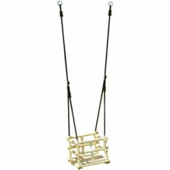 SOULET Balançoire Bébé En Bois – 1,95m à 2,35m